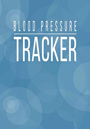 Blood Pressure Tracker: Blue Bokeh Daily Health Log for Recording, Checking, Tracking and Monitoring BP and Heart Rate