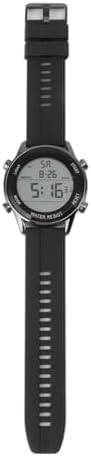 Fabater Men Digital Sports Watch Luminous Large Screen Electronic Watch for Outdoor Activities with Silicone Strap Alarm Stopwatch Date 12 24 Hour Display (Black) - 2