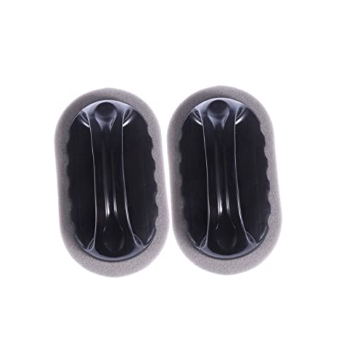 Ipetboom Sponge Brush Handle 2pcs Cleaning Scouring Pad for Pots Pans Sink Bathroom Oven Strong Decontamination