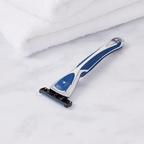 Amazon Brand - Solimo Male 3 blade razor with 20 cartridges