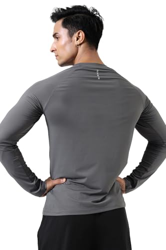 Image of FUAARK Men's Full Sleeves Gym Slim Fit T-Shirt