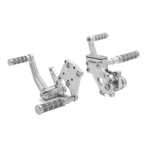 Commandes avancées 3" polies pour Harley Fatboy FLSTF Heritage Softail 2000-2017
