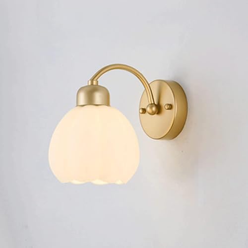 Aplique cobre de pared geométrico ideal para mesita de noche y salón