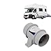 LOKLNEYK 3 Inch 12V Silent Inline Blower Air Circulation Fan Compatible with Yachts Boats Marine Bilge Systems