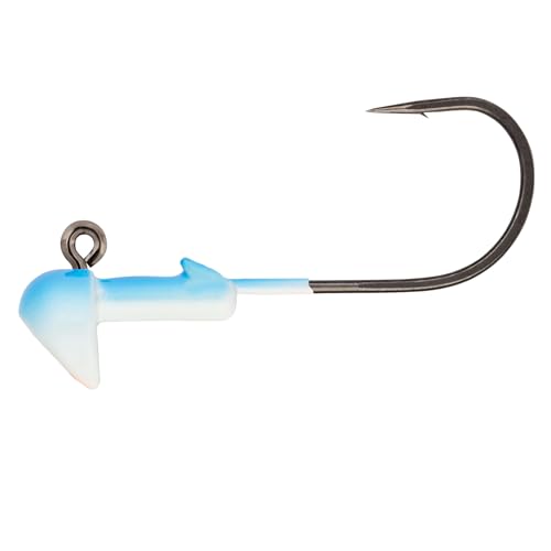 Northland Tackle Tungsten Stand Up Jig Heads 2 Packs Glo Moonlight 1/8 Oz Size for Walleye Bass & Crappie