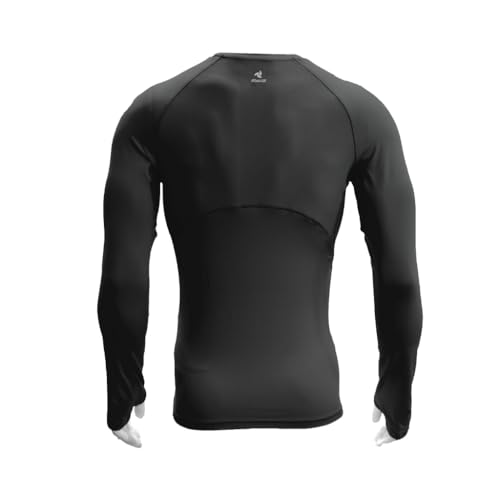 Image of Raida High Performance Base Layer with Advance Freshness & Anti-Bacteriol Technology | Top (L) Black