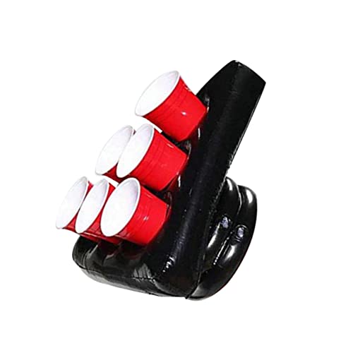 FAVOMOTO PVC Inflatable Beer Hat Game Tray Floaty Cooler Floaty Pool Inflatables for Hat for Parties Decorative Ornaments