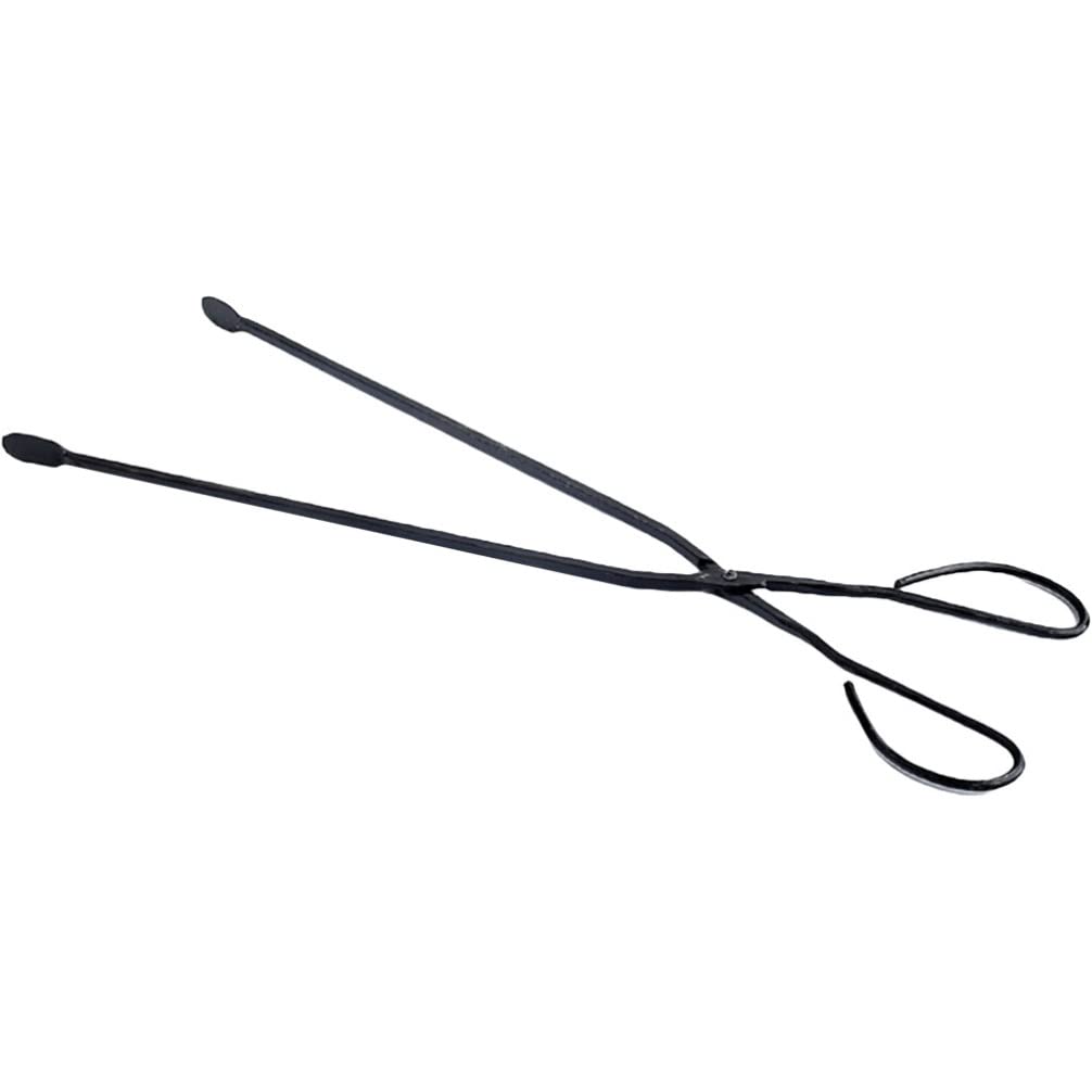 Kichvoe Pinza Per Carbone Allungata Pinza Per Legna Da Ardere Attrezzo Per Barbecue All Aperto e Uso Casalingo Resistente e Portatile