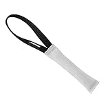 Dingo Gear S00287 Feuerwehr-Beißzerrer, 1 Griff, Robustes Spielzeug für K9 IGP, Hundetraining, Sport, Spielen, Apportieren, Beißen, schwimmendes Tauziehen, zum Abfeuern von Beute, Größe M, Weiß