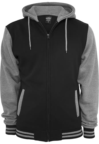 Urban Classics Herren 2-Tone Zip Hoody avec manches contrastées et zip