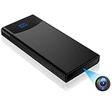 Axlgax 小型カメラ 64GBメモリカード付き 隠しカメラ 小型 50時間連続録画 1080P 10000mAh大容量 デジタル表示 動体検知/暗視機能/重力センサー/上書き録画 日時セット 長時間録画 LED赤外線録画 多機能/多シーン利用/多用途/高実用性 商談/会議記録 自宅/玄関/お店 証拠撮影 256GBカード対応 無違和感 隠蔽性が高い 操作簡単 日本語説明書付き ブラック