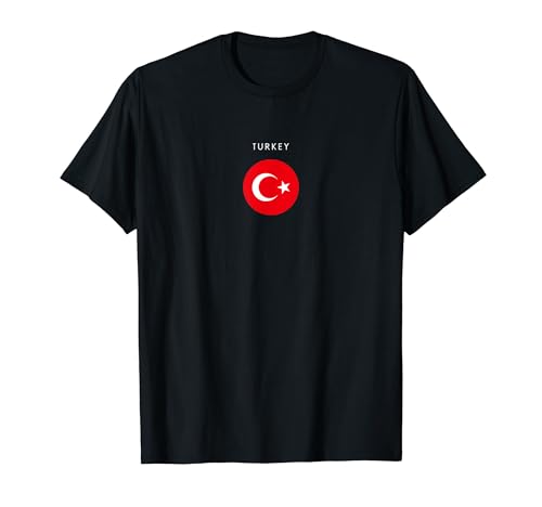 Bandera de Turquía - Minimalista Souvenir World Travel Lover Camiseta