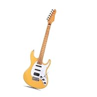 This DIY guitar kit features a solid mahogany body, delivering deep sustain and a long-lasting tone. Experience comfortable play and performance; this kit is designed for high-intensity playing and a professional tone. This electric guitar is lightwe...