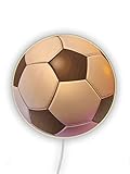 zur festen Wandmontage Niermann Standby 40691, Wandleuchte Fußball