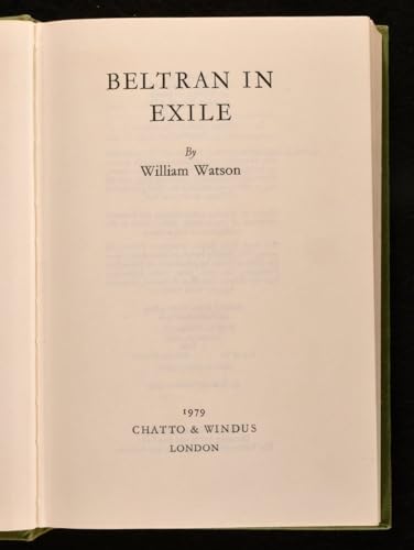Beltran in exile 0701123931 Book Cover