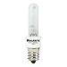 20 Qty. Bulbrite KX40FR/E12 40-Watt Dimmable KX-2000 Krypton/Xenon T3, Candelabra Base, Frost Bulb