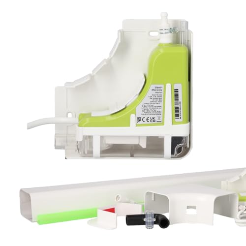 Aspen Pumps FP3470/5 Pompe de Relevage des Condensats Silent+ Mini Lime 5e Génération, Silencieuse 16 dB(A), Débit Max 40 L/h, avec Kit de Goulotte...