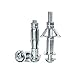 Walfront 42PCS M4~M6 Stainless Steel External Hex Expansion Bolt Plasterboard Screw Combination Kit Hand Tool Accessory for Industry, Expansion Series