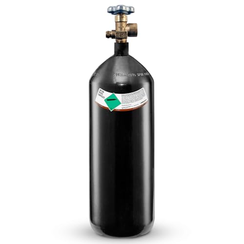PrimeWeld 100% Argon Gas Welding Tank Full 40CF | DOT 3AA | USA CGA 580 Valve | Best Gas for TIG Welding Applications | Cylinders Full & Ready to Use