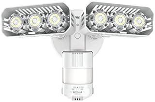 SANSI Motion Sensor Outdoor Security Light, 27W 5000K Adjustable Motion Activated LED Sensor Light, 2700Lumen Superbright IP65 Waterproof External Sensor Light for Garage Garden Doorways Backyard