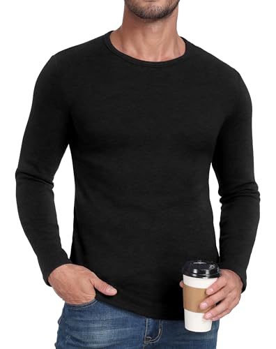 Sailwind Mens Wool Base Layer Long Sleeve Undershirts Crewneck Thermal Shirt4