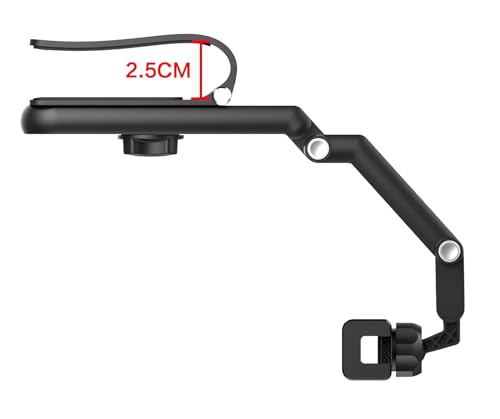 Image of Ivieicip 360 Rotatable and Adjustable Car Phone Holder for Rearview Mirror, Compatible with All Smartphones