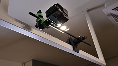 Image of 9.Solutions Python Clamp with Grip Joint, Unique Grip Head that Fastens onto Rods Ranging in Diameter from 1 /4 inch to 5 /8 inch, Max Load: 44lbs, 9.VP5081C