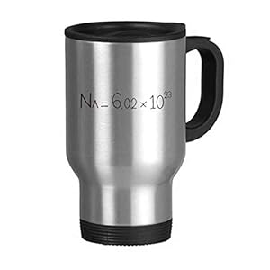 Chemistry Kowledge Avogadro Constant Travel Mug Flip Lid Stainless Steel Cup Car Tumbler Thermos