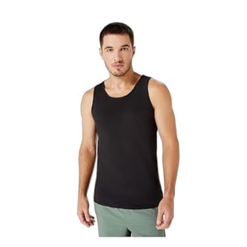 Regata Básica Masculina Slim - Preto P
