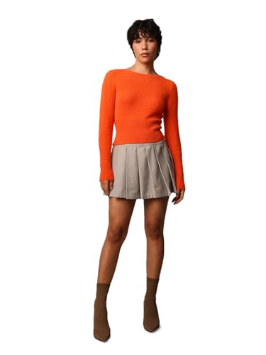 Image of Only Women's Nylon Blend Round Neck Sweater