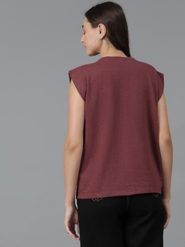Image of KOTTY Women's Solid Oversized Fit T-Shirt