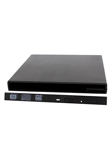 Ruilogod Caja Externa USB 2.0 para Unidad Óptica 9.5mm IDE miniatura 1