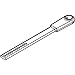 Rod, Silver, Aluminum, 5-1/2 in. L