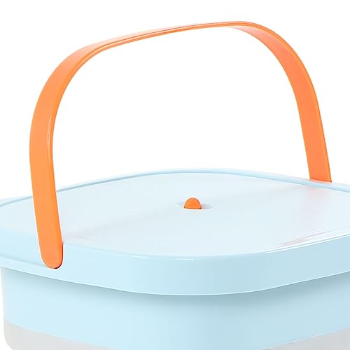 Máquina de Lavar Portátil, Mini Lavadora Dobrável 6L para Viagens Em Trailers (plugue da ue)