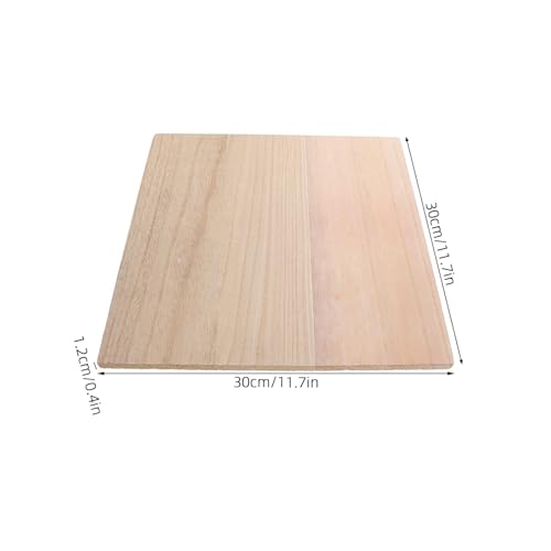 Tablones de madera maciza de 30x30 cm POPETPOP sin terminar pulidos a doble cara 3