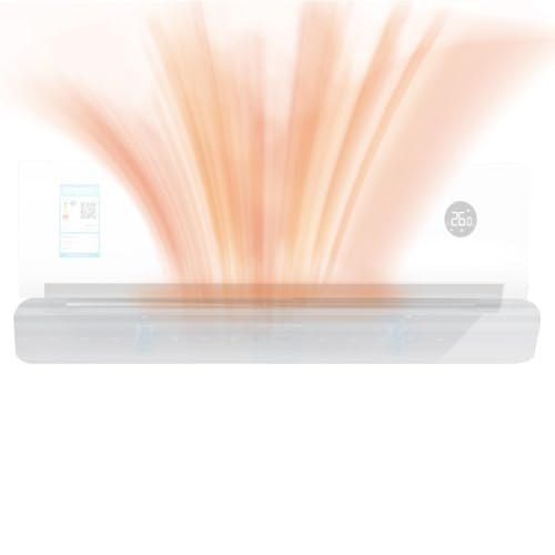 Deflector de aire acondicionado telescópico y protector transparente ajustable 3