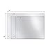 LAMINET Crystal Clear Heavy-Duty Desktop Pads 30 Gauge 0.03 MM 17 Inches x 24 Inches Table Protector Thick Clear Plastic Table Cover - Made in USA - Easy to Clean