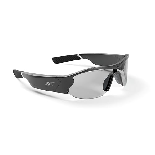 Image of Reebok Octane Shift Smart Eyewear Powered by Lucyd - Photochromic Adaptive Lens - HiFi Bluetooth Sport Glasses