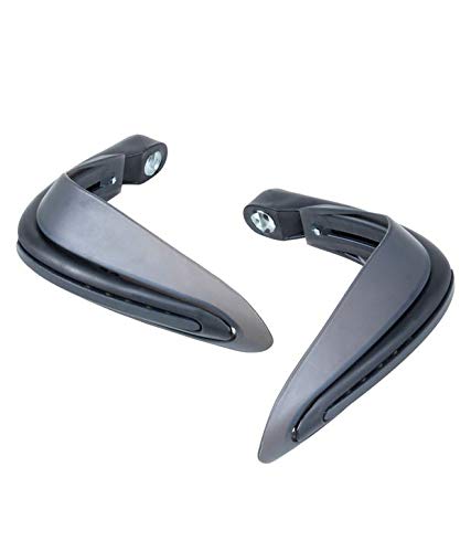 Aow Attractive Offer World Motorcycle Handguards with Led Light for 7/8" Grips - 300 * 140 * 110mm (Grey) Universal for All Bikes y-16-image-44