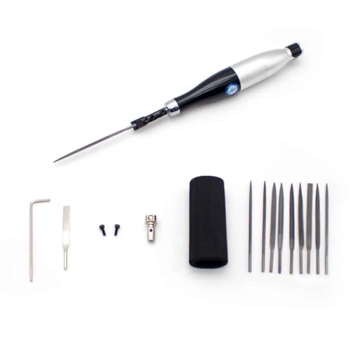 iDili BM-08C Electric Ultrasonic Grinding Machine Die Grinder Reciprocating File Polishing Tools Polisher Machine 23000RPM Stroke 1MM