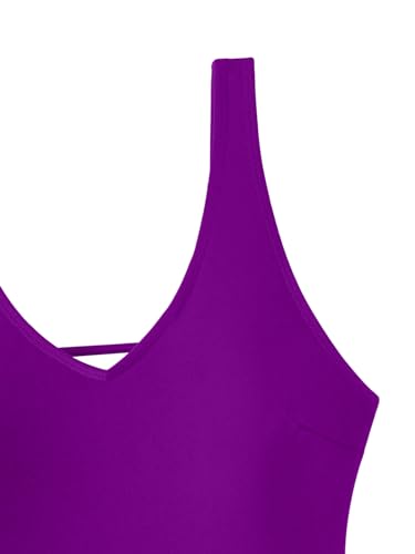 Image of Foxiny Sexy Backless Cheeky High Cut Leg Thong V Neck One Piece Swimsuit