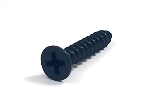 Tornillos para madera con acabado Oil Rubbed Bronze para bisagras de puerta 9 x 1 pulgada paquete de 24 miniatura 2