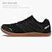 ASITVO Wide Men's Barefoot Zero Drop Sole Minimalist Width Toe Box Walking Shoes Sneakers Size 13 TPU No-Sew Upper Cross-Trainer Roat Running Shoes Black Oxford 47