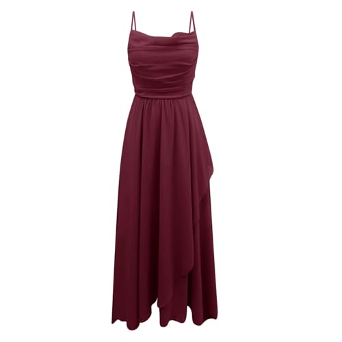 Robe de soirée asymétrique ajustable contre les défauts de taille