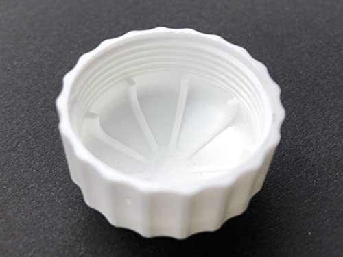 2 x Ventilschutzkappe Handregler Handregulierkappe Bauschutzkappe, weiß einfache Ausführung, M30 x 1,5