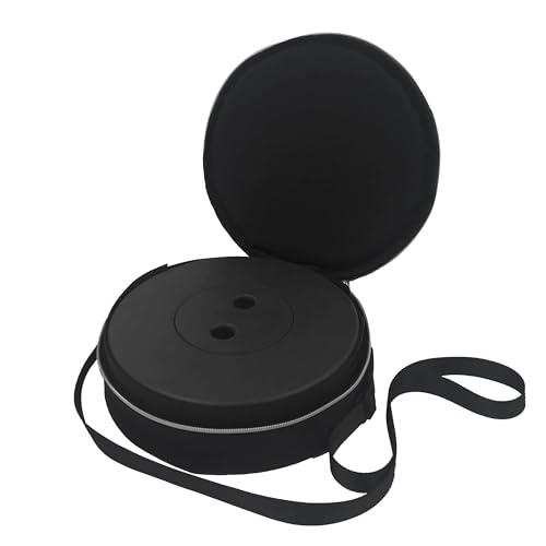 Image of 3-in-1 Cushion Carry Case for Round Telescopic Stools, Collapsible Stool Chair Pads with Thickened Foam Cushion, Fits All Round Retractable Folding Stools (Case Only), 1-Pack, Black