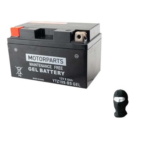 BATTERIA YTZ10S 12VOLT 8,6AH AMPERE MOTORPARTS SPEDITA GIA' PRONTA E CARICA COMPATIBILE CON YAMAHA MT-07 Tracer ABS 700 anno dal 2016 al 2017 BATTERIE PER MOTO SCOOTER 150X87X93MM