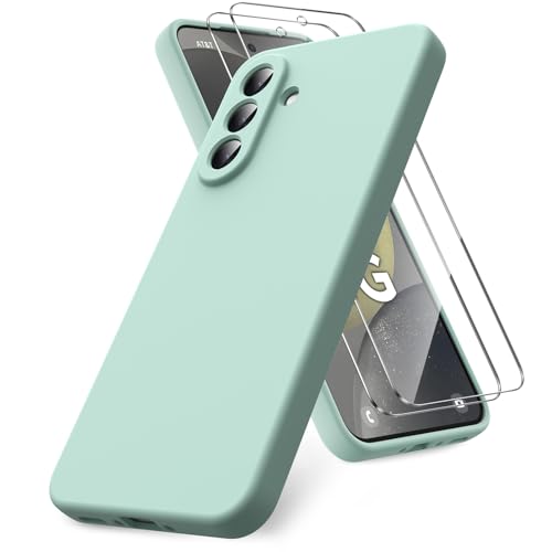 Coque silicone Samsung Galaxy A37 5G menthe avec verres pour vos sorties et loisirs