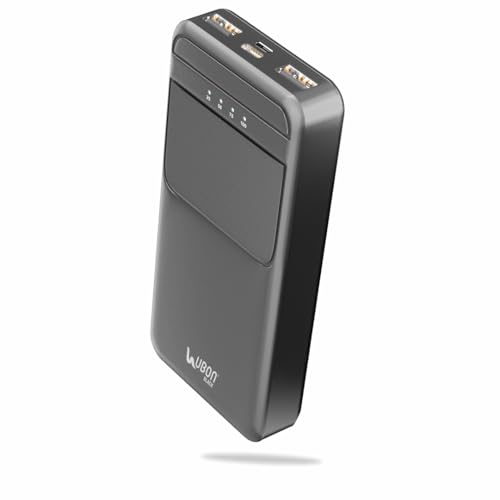 Image of Ubon 20000 mAh 15W Fast Charging Power Bank | Multiple Ports | Smart Ic Protection | for iPhone, Android & Other Devices, Black - PBX2002