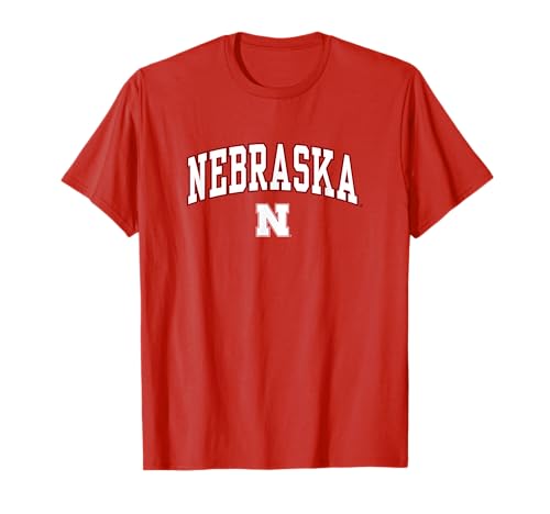 Nebraska Cornhuskers Arch Over Red Officially Licensed T-Shirt Small
